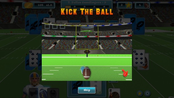 скриншот Touch Down Football Solitaire 3