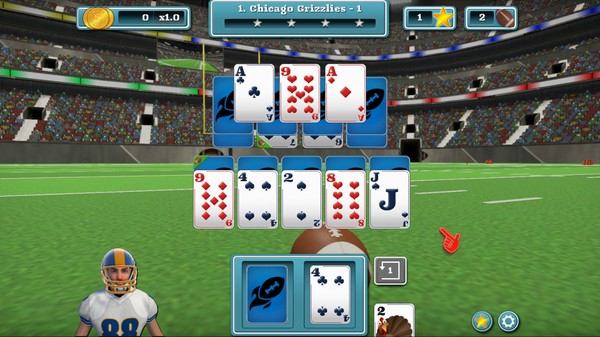 скриншот Touch Down Football Solitaire 0