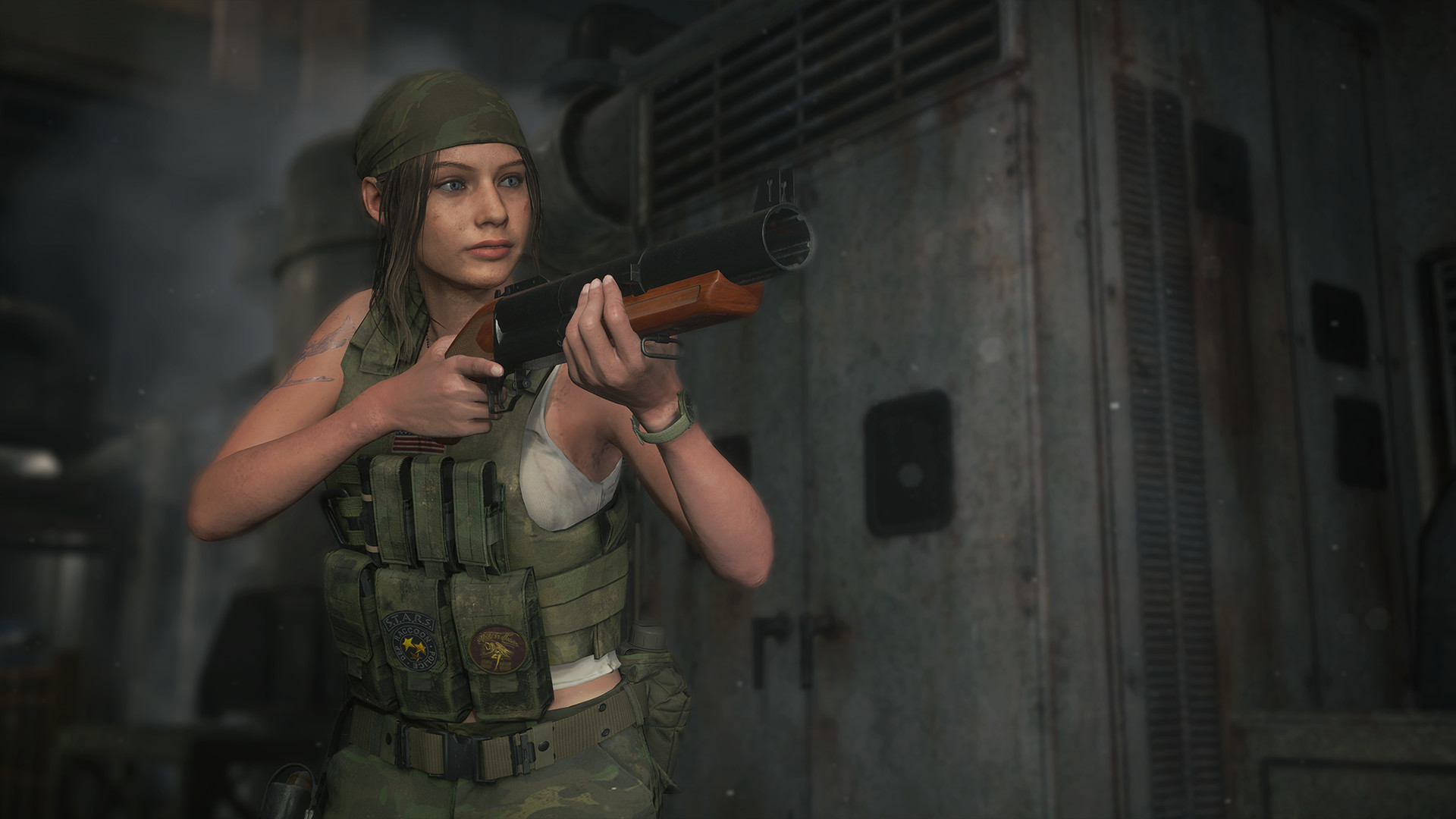 Resident Evil 2 - Claire Costume: Military Featured Screenshot #1