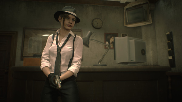 KHAiHOM.com - Resident Evil 2 - Claire Costume: Noir