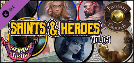 Fantasy Grounds - Saints and Heroes, Volume 4 (Token Pack) banner image