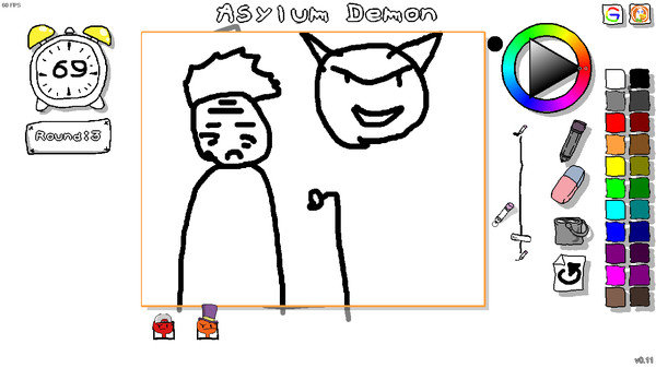 Drawgaem game for Linux 1