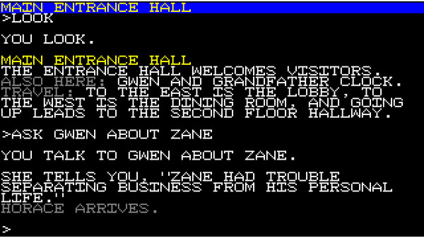 скриншот Ozapell Mystery Text Adventure 2