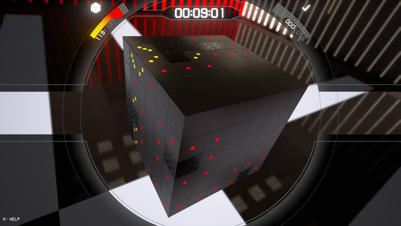 Cube Full of Mines: Slate Map PC gameplay screenshot 2 of 2