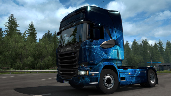 скриншот Euro Truck Simulator 2 - Space Paint Jobs Pack 2