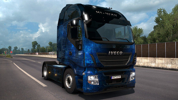 скриншот Euro Truck Simulator 2 - Space Paint Jobs Pack 1
