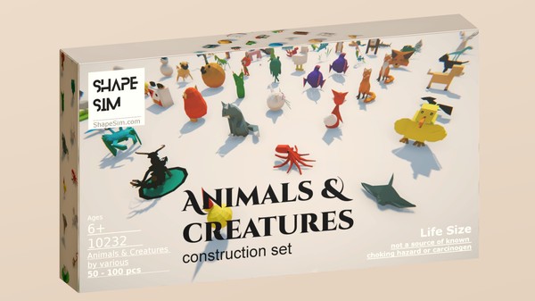 ShapeSim - Animals & Creatures pack