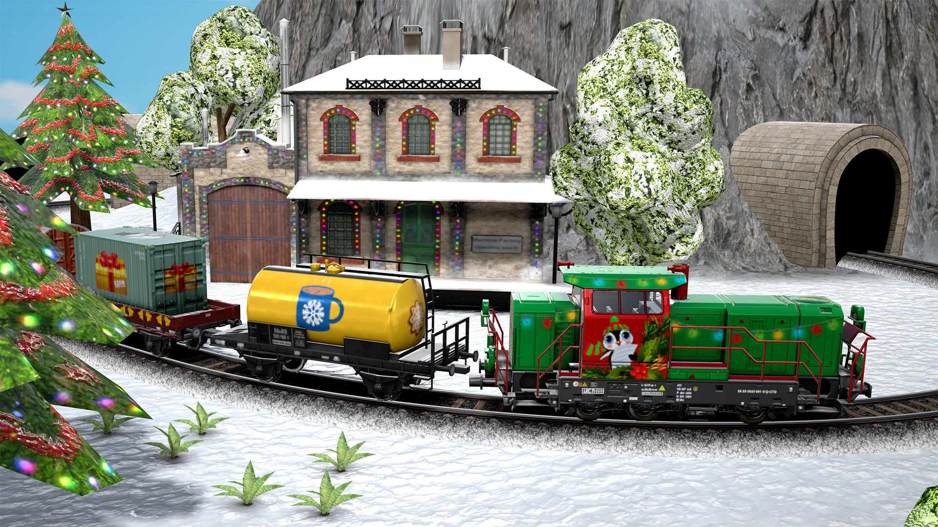 Model best sale train christmas