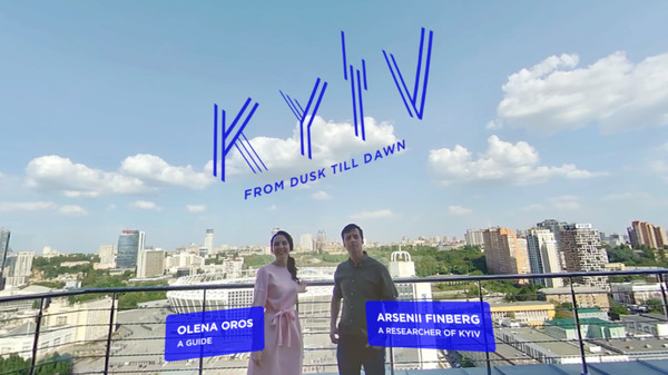 Kyiv: from dusk till dawn with Lenovo Explorer