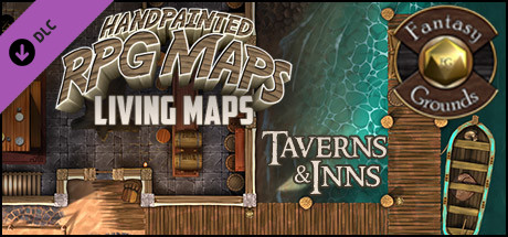 Fantasy Grounds - Taverns & Inns Pack 1 - Living Maps (Map Pack) banner image