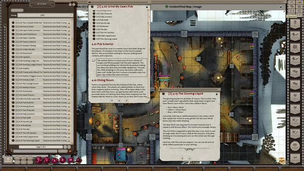 скриншот Fantasy Grounds - Taverns & Inns Pack 1 - Living Maps (Map Pack) 3
