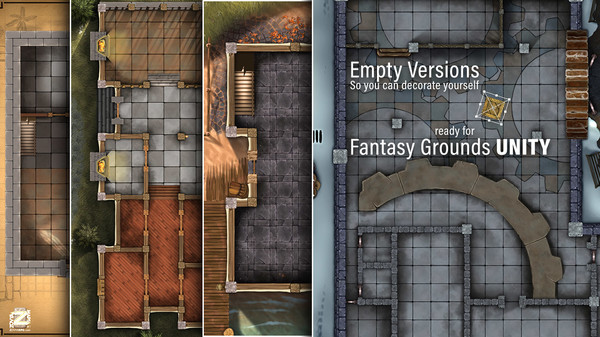 скриншот Fantasy Grounds - Taverns & Inns Pack 1 - Living Maps (Map Pack) 1