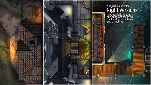 Fantasy Grounds - Taverns & Inns Pack 1 - Living Maps (Map Pack) for steam Fantasy Grounds - Taverns & Inns Pack 1 - Living Maps (Map Pack) for steam