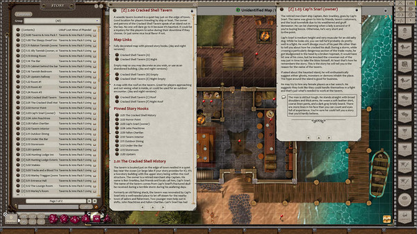 скриншот Fantasy Grounds - Taverns & Inns Pack 1 - Living Maps (Map Pack) 2