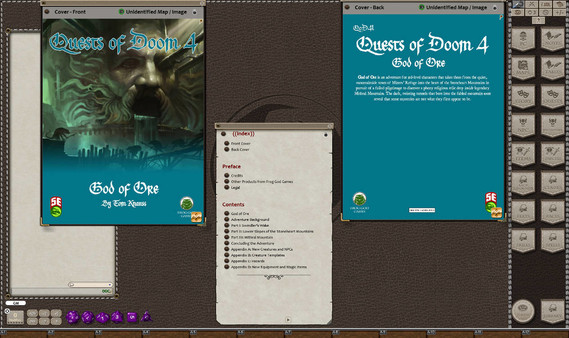 скриншот Fantasy Grounds - Quests of Doom 4: God of Ore (5E) 0