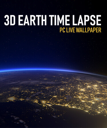 3D Earth Time Lapse PC Live Wallpaper