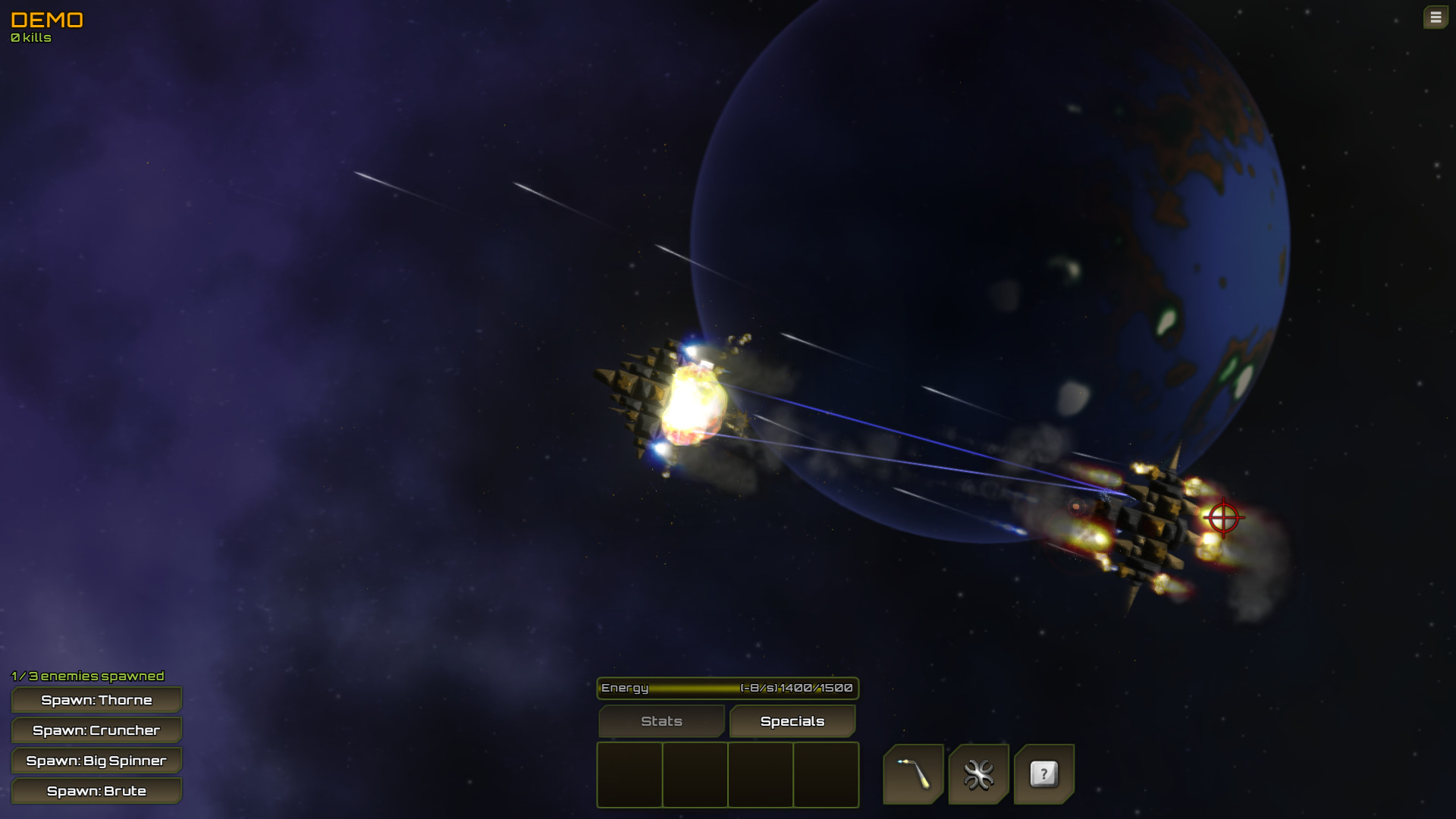 BlockShip Wars: Roguelike Demo #6