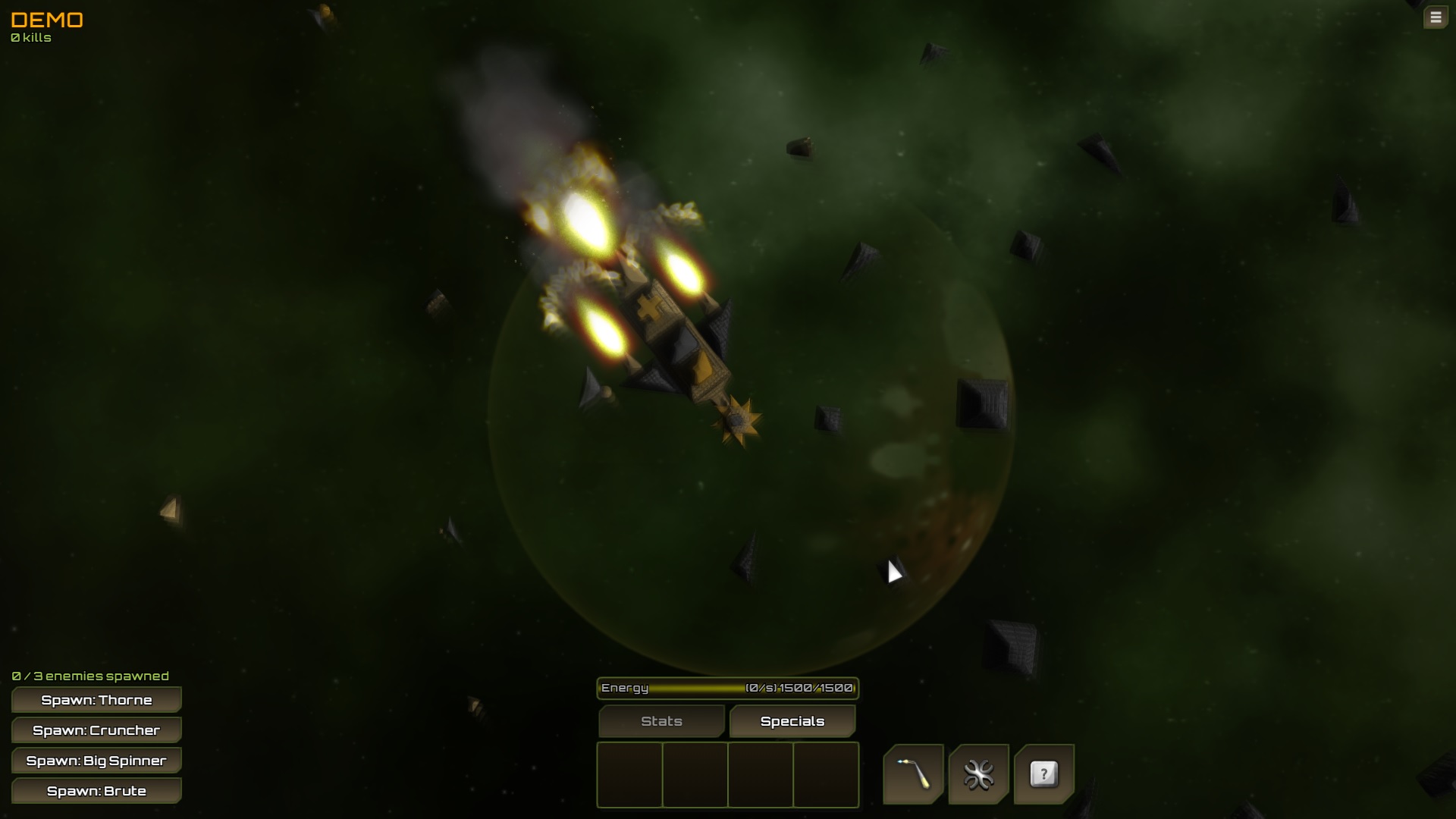 BlockShip Wars: Roguelike Demo #2