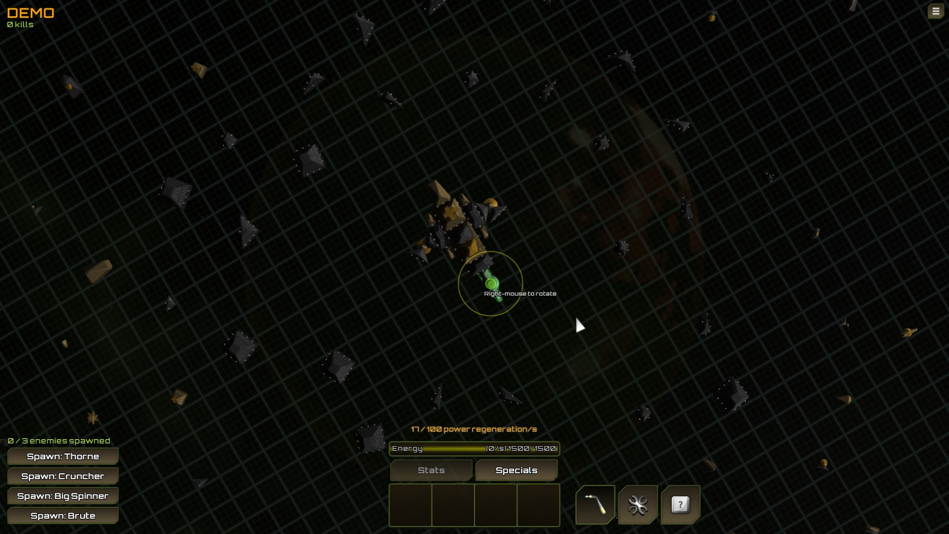 BlockShip Wars: Roguelike Demo #7