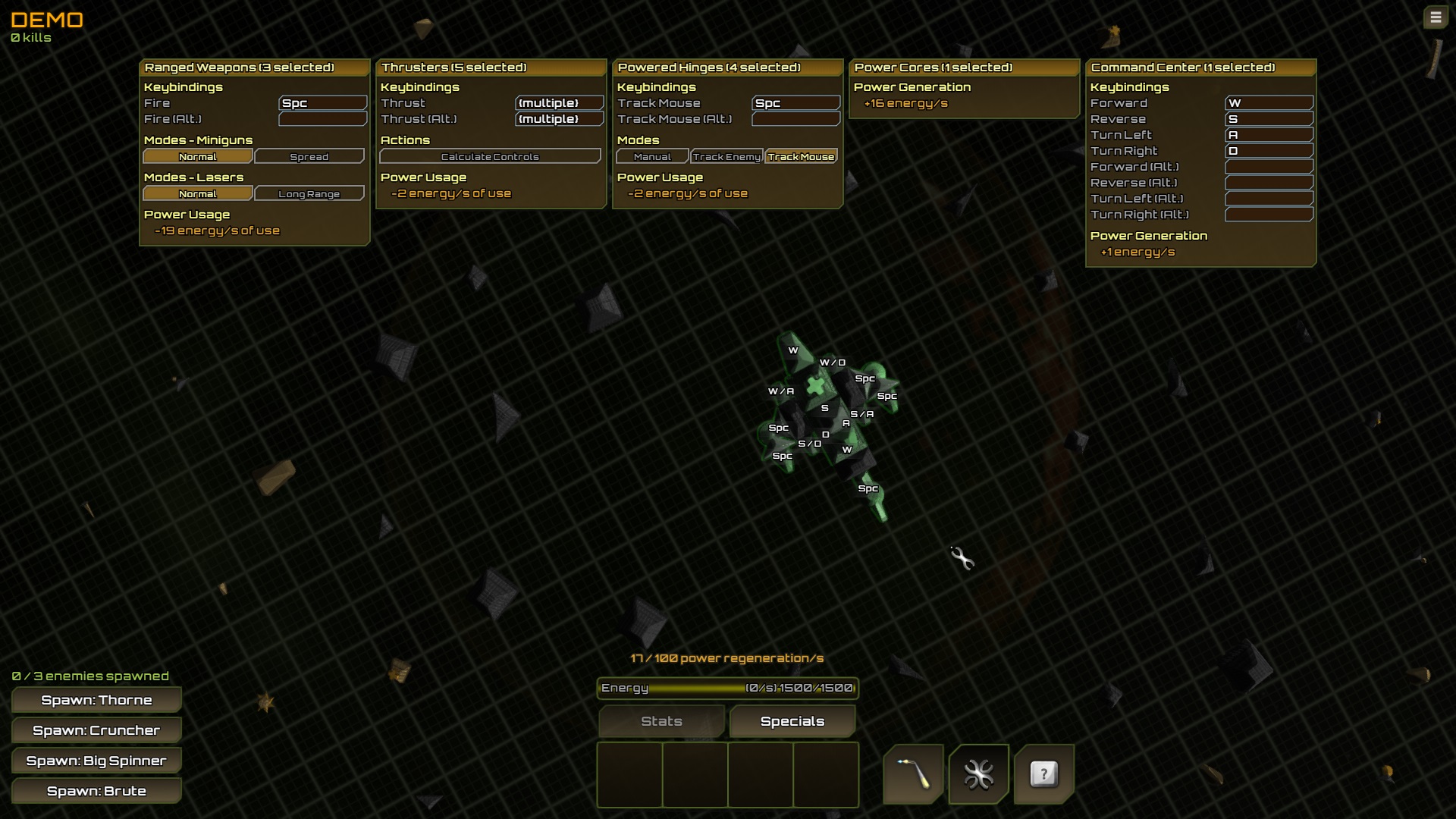 BlockShip Wars: Roguelike Demo #8