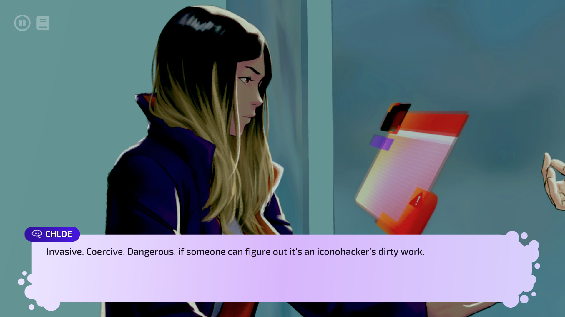 Solace State: Emotional Cyberpunk Stories screenshot 1