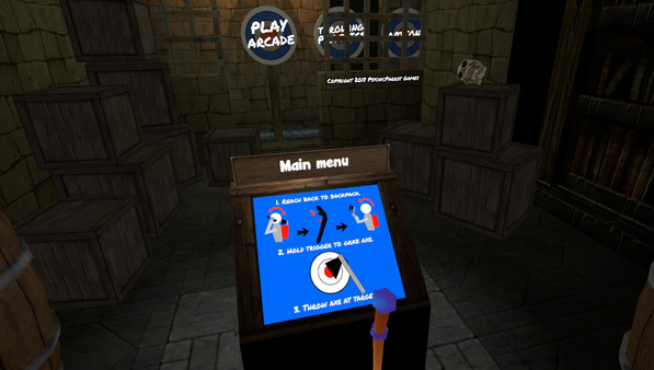 скриншот Axe Throw VR 1