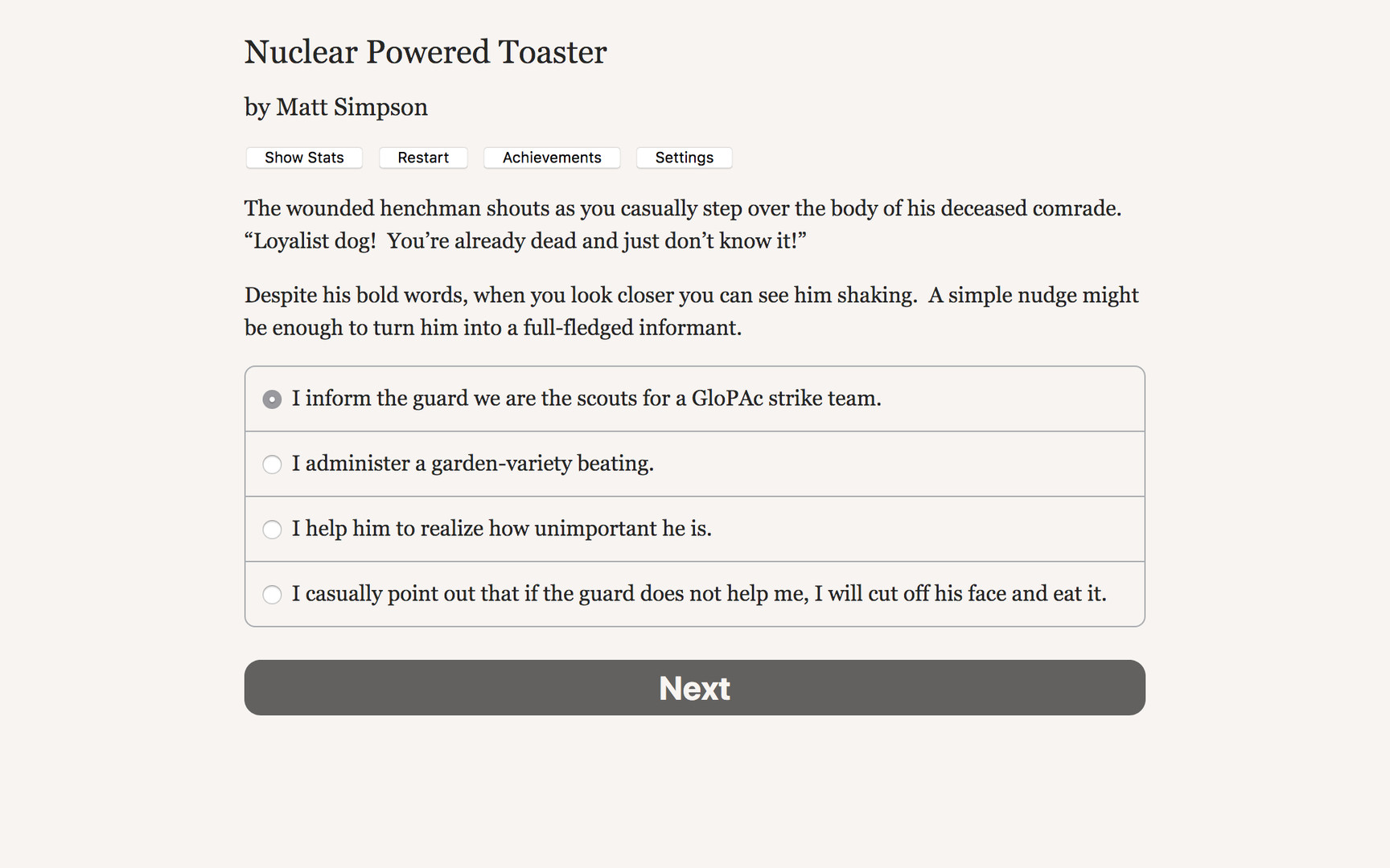 Nuclear Powered Toaster Demo #3