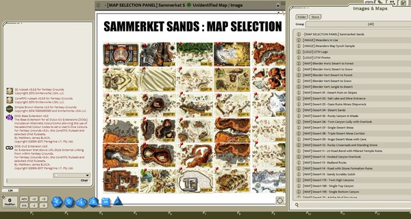 скриншот Fantasy Grounds - Meanders Map Pack: Sammerket Sands (Map Pack) 1