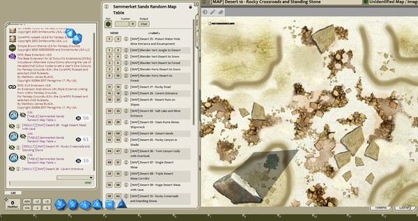 скриншот Fantasy Grounds - Meanders Map Pack: Sammerket Sands (Map Pack) 2