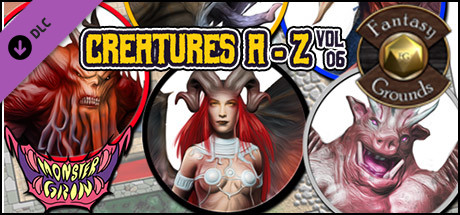 Fantasy Grounds - Creatures A-Z, Volume 6 (Token Pack) banner image