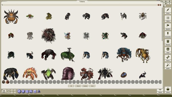 Fantasy Grounds - Tome of Beasts Pack 2: Clockworks - Dinosaurs (Token Pack)