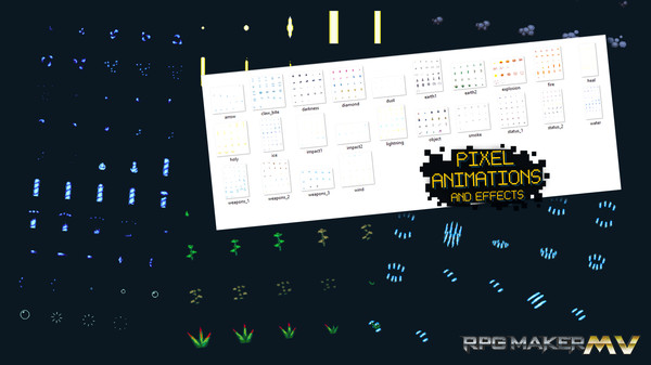 скриншот RPG Maker MV - Pixel Animations 0