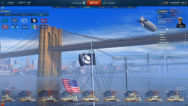 скриншот World of Warships - Smith Steam Edition 1