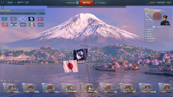 скриншот World of Warships - Yubari Steam Edition 2