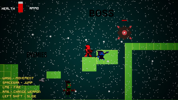 Pixel Robot Hunter