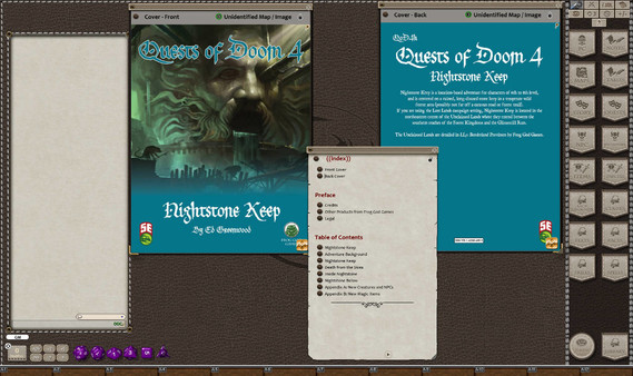 скриншот Fantasy Grounds - Quests of Doom 4: Nightstone Keep (5E) 0
