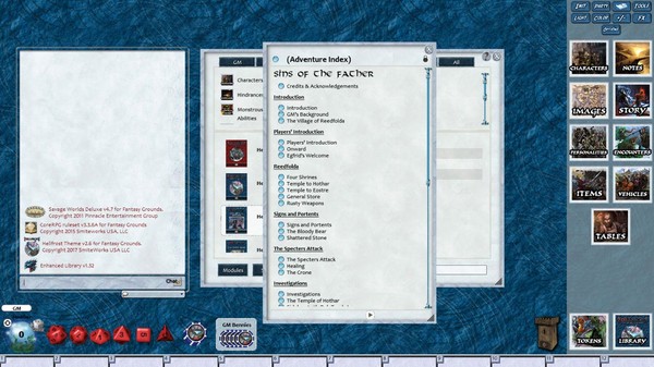 скриншот Fantasy Grounds - Hellfrost: Sins of the Father (Savage Worlds) 1