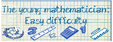 The young mathematician: Easy difficulty
