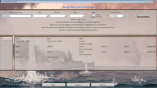 скриншот Naval Battles Simulator 3
