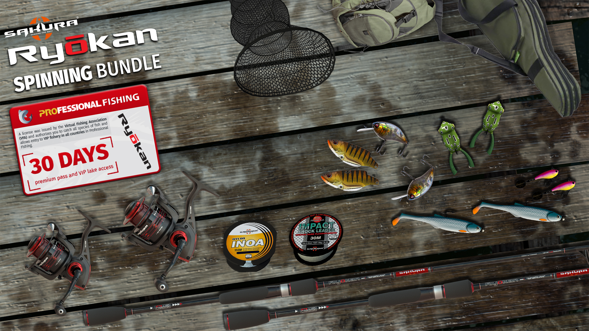 Professional Fishing: Sakura Ryokan Spinning screenshot screenshot 1