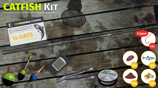 Professional Fishing: Catfish Kit for steam