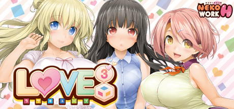Steam header art for LOVE³ -Love Cube-