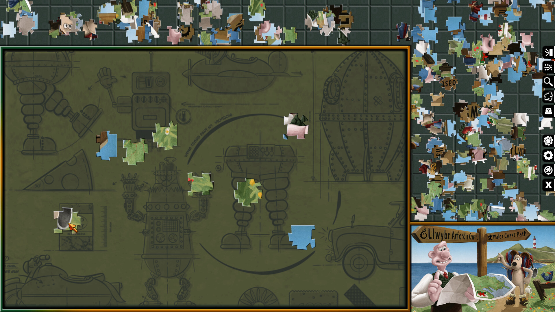 Pixel Puzzles Aardman Jigsaws #0