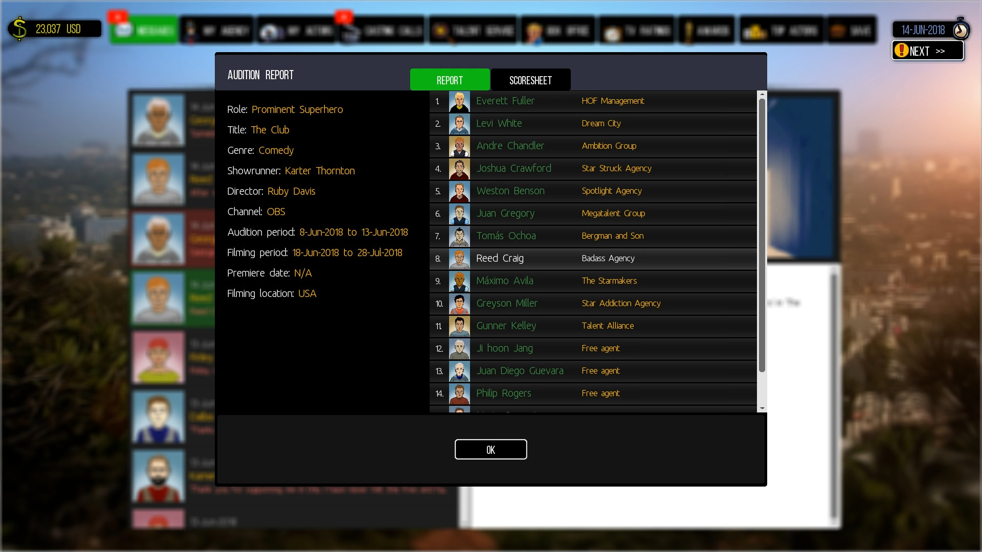 Cattle Call: Hollywood Talent Manager #6