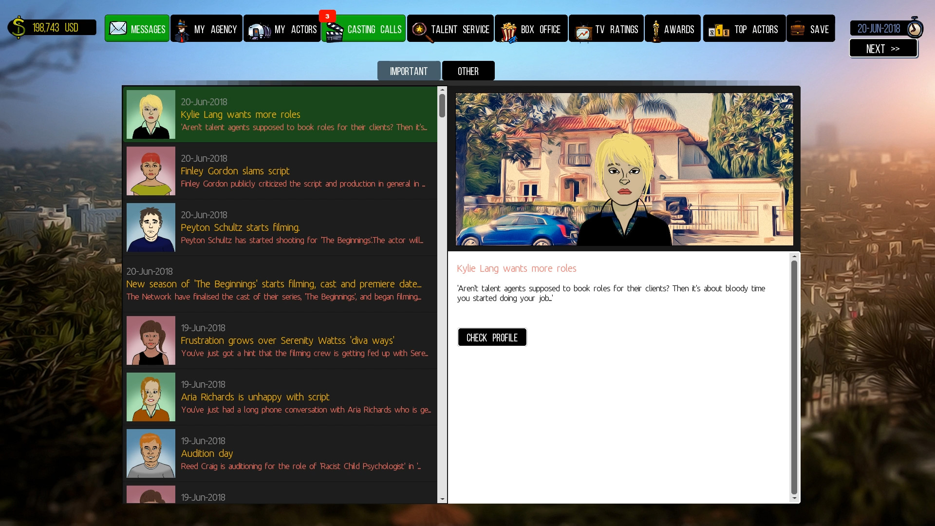 Cattle Call: Hollywood Talent Manager #15