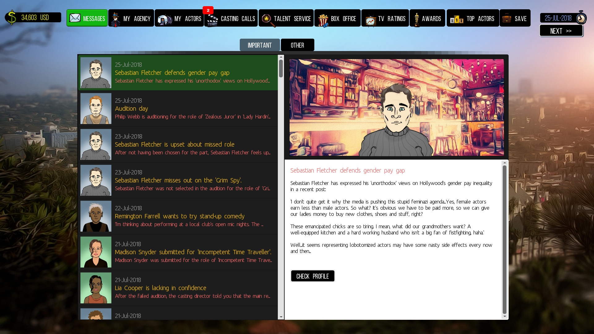 Cattle Call: Hollywood Talent Manager #3