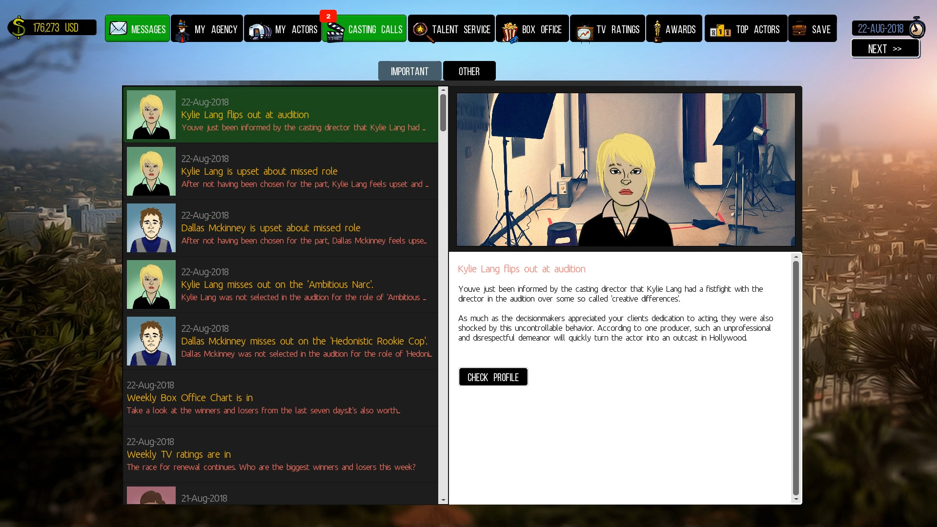 Cattle Call: Hollywood Talent Manager #7