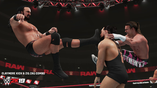 скриншот WWE 2K19 - New Moves 1
