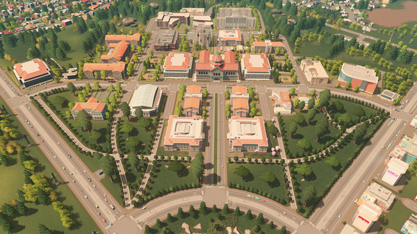 скриншот Cities: Skylines - Campus 3