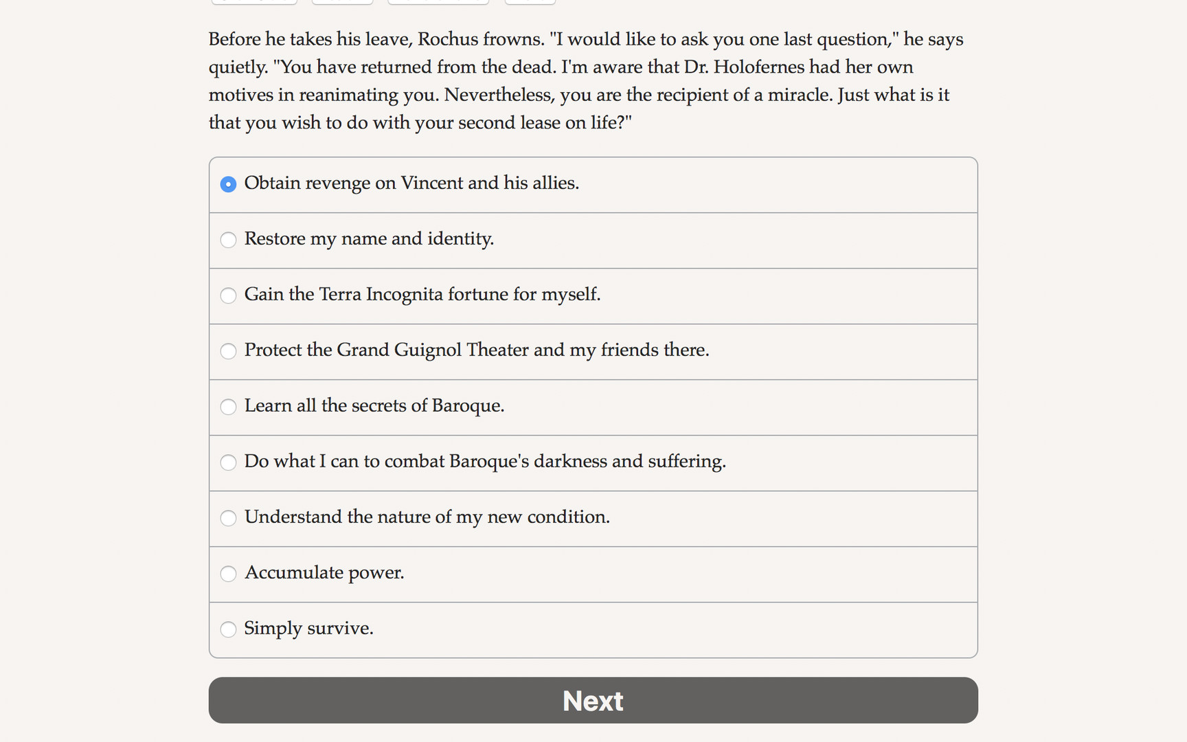 The Mysteries of Baroque Demo #0